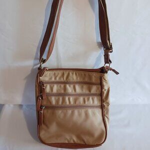Bueno Tan And Brown Crossbody Bag